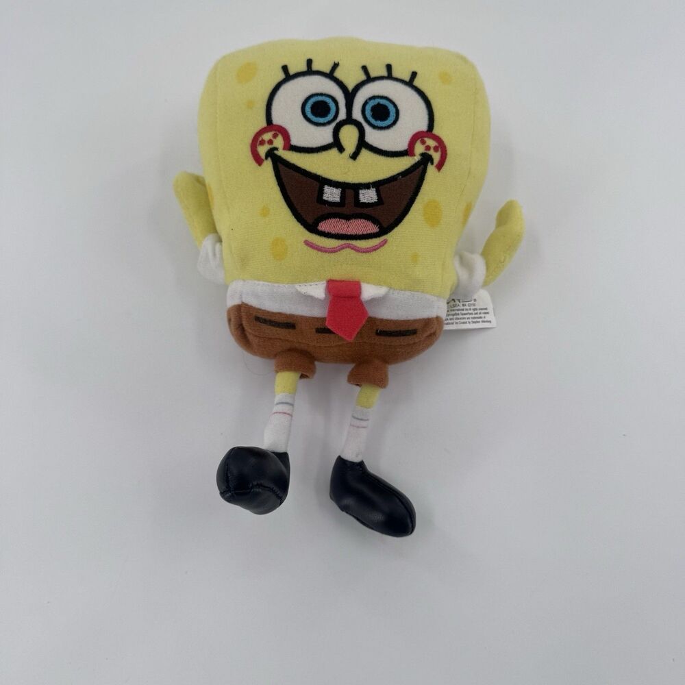 Nanco Spongebob Squarepants Plush 2002 2002 Vintage Crabby Patty Fast Shipping